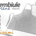 Grembiule pettorina cucina bar pasticceria casa tessuto color ass 70X80 cm