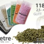 PIETRE DECORATIVE SASSI VASI PIANTE DECOUPAGE EVENTI GLITT ASS 2,5/4MM 1180 GR