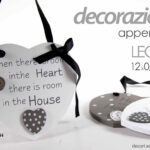 APPENDINO DECORAZIONE DA PARETE MURO PORTA ARREDO LEGNO LOVE CUORE CUORI AS 12cm