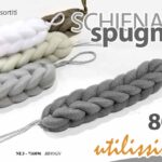 SPUGNA SCHIENA DOCCIA PVC PIATTA spugnetta a rete Scrub Pulizia Corpo ASS 32cm