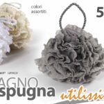 Spugna bagno doccia esfoliante scrub massaggio corpo morbida rete col ass 50 gr