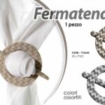 RACCOGLI TENDA Reggi FERMA Embrasse Fermatenda REGGITENDA MAGNETICO TONDO DECO X