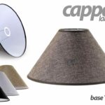 CAPPA Lampada PARALUME LUMETTO TESSUTO BASE TONDA ASSORTITO E27 37,5*11,5*22,5