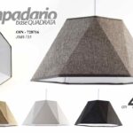LAMPADARIO MODERNO TELA SALOTTO CUCINA Lampada a Sospensione QUADR E27 40W 40*21