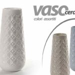 VASO CERAMICA FIORI CENTROTAVOLA EVENTI SEGNAPOSTO CLASSICO MODERNO ASS 20*8 CM
