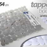 TAPPETO DOCCIA ANTISCIVOLO Vasca QUADRATO BAGNO MODERNO STILE PIETRE 52*54CM