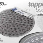 TAPPETO DOCCIA ANTISCIVOLO Vasca Tappetino BAGNO MASSAGGIO PIEDI TONDO 50*50 CM