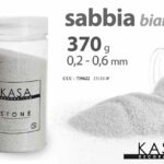 SABBIA BIANCA DECORATIVA VASI PIANTE DECOUPAGE EVENTI HOBBY MIX 0,2/0,6MM 370 GR