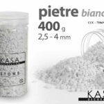 PIETRE BIANCHE DECORATIVE SASSI GRANIGLIA VASI PIANTE DECOUPAGE EVENTI 400 GR