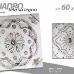 QUADRO STAMPA SU TELA Canvas LEGNO GRIGIO ASTRATTO MODERNO ASSORTITI 60*60 cm