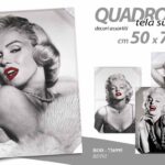 QUADRO PARETE TELA STAMPA SU LEGNO CASA UFFICIO NEGOZIO Dive Hollywood 50*70 cm