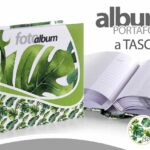 ALBUM PORTAFOTO FOTOGRAFICO LIBRO PORTA FOTO TASCHE VERDE FOGLIE 100 FOGLI 13*18