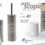 Portascopino da bagno Porta Scopino WC Spazzolone per Water HOME 40 cm