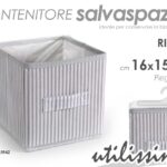 ORGANIZER ARMADIO CASSETTI SCATOLA SALVASPAZIO CONTENITORE GUARDAROBA RIGHE 16cm
