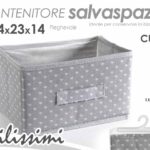 SCATOLA ORGANIZER CONTENITORE ARMADIO CASSETTI ACCESSORI TNT CUORE ASS 14*23*14