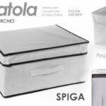 SCATOLA CONTENITORE BIANCHERIA ORGANIZER SALVASPAZIO VESTITI ARMADIO S 60*40*30