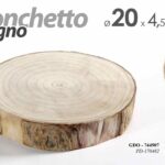 TRONCO LEGNO NATURALE TRONCHETTO ARREDO PIEDISTALLO ARTE DECORAZIONE 20*4 cm