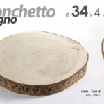 TRONCO LEGNO NATURALE TRONCHETTO ARREDO PIEDISTALLO ARTE DECORAZIONE 34*4 cm