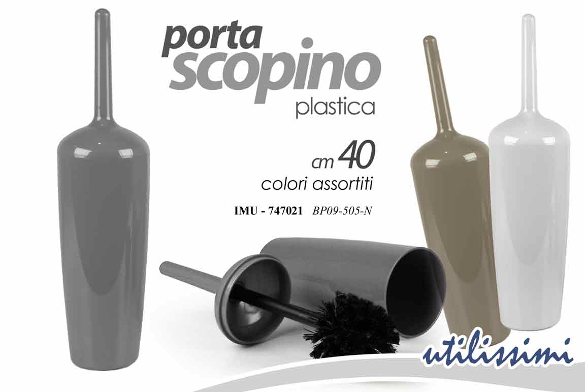 8025569747021 Portascopino da bagno Porta Scopino WC Spazzolone per Water COLOR PS 40 cm - immagine 1