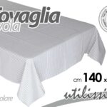 TOVAGLIA TAVOLA CUCINA MODERNA TESSUTO RETTANGOLARE COTONE RIGHE ROYAL 140*240cm