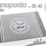 SEGNAPOSTO TESSUTO TOVAGLIETTA CUCINA COLAZIONE PRANZO CENA SH MODERNO 30*45cm