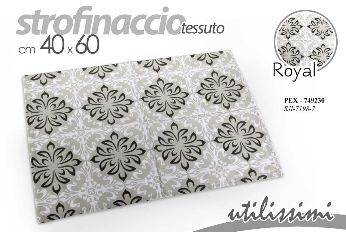 8025569749230 STROFINACCI STROFINACCIO CANOVACCIO CANOVACCI CUCINA TESSUTO ROYAL 40*60 cm - immagine 1
