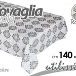 TOVAGLIA TAVOLA CUCINA MODERNA TESSUTO RETTANGOLARE MODERNO ROYAL  140*240cm