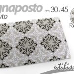 SEGNAPOSTO TESSUTO TOVAGLIETTA CUCINA COLAZIONE PRANZO CENA MOD ROYAL 30*45cm