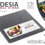 Vassoio tagliere portata piatto aperitivo antipasti pietra ardesia sushi 25*25