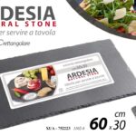 Vassoio aperitivo antipasti piatto tagliere portata pietra ardesia sushi 60*30
