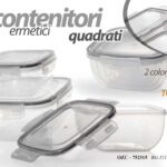 3 CONTENITORI ERMETICI BARATTOLO ACRILICO FRIGO ALIMENTI MULTIUSO ML500+900+2400