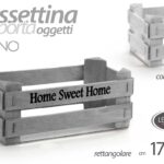 CASSETTA CASSETTINA PORTA OGGETTI CONTENITORE LEGNO Vintage Shabby HOME 17*9*7CM