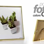 CORNICE PORTA FOTO 21*30 CM COLOR ORO DELUXE UFFICIO CLASSICO STILE MODERNO