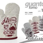 GUANTO PRESINA DA FORNO CUCINA Barbecue MODERNO COTONE DECO COOK  17*28 cm