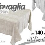 Tovaglia rettangolare sala pranzo cucina moderna tessuto cotone assor 180x140 cm