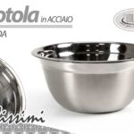 CIOTOLA CHEF Cucina Pasticceria Contenitore INSALATIERA TONDA ACCIAIO 18 cm