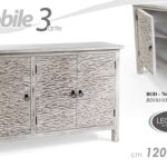 MOBILE CREDENZA CUCINA SALOTTO PORTA TV BAGNO ANTICATO RETRò MODERNO 120*36*h81