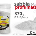 SABBIA BIANCA PROFUMATA DECORATIVA VASI PIANTE DECOUPAGE EVENTI 0,2/0,6MM 370 GR