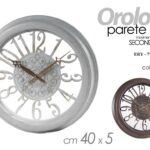 OROLOGIO DA PARETE MURO MECCANISMO SILENZIOSO ANALOGICO CLASSICO MODERNO 40*5 CM