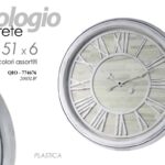 OROLOGIO DA PARETE STILE ANTICO VINTAGE NUMERI ROMANI CLASSICO MODERNO B 51*6 cm
