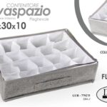 ORGANIZER ARMADIO CASSETTI SALVASPAZIO CONTENITORE GUARDAROBA FLOW ASS 40*30*10