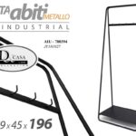 Appendiabiti PARETE PORTA ABITI Attaccapanni Metallo PORTA SCARPE 196*79*45