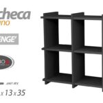 BACHECA Mensola da Parete MURO MODERNO LEGNO WENGHè DOU 35*13*35CM