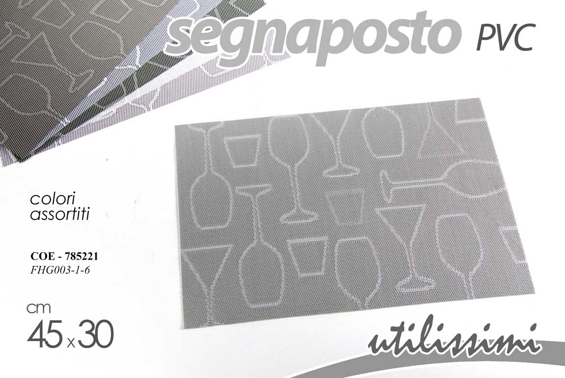 8025569785221 Tovaglietta americana segnaposto colazione pranzo tavola moderna pvc bc as 45x30 - immagine 1