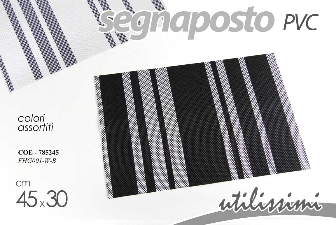 8025569785245 Tovaglietta americana segnaposto colazione pranzo tavola moderna pvc gn as 45x30 - immagine 1