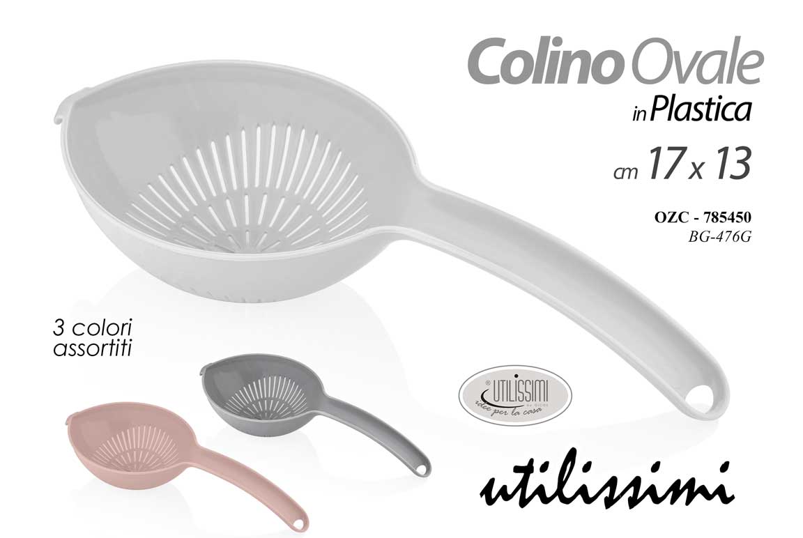 8025569785450 SCOLAPASTA Setaccio COLINO COLAPASTA PLASTICA COLOR TONDO MULTIUSO 17*13 CM - immagine 1