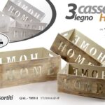 3 CASSETTE HOME SCATOLA CONTENITORE ORGANIZER SALVASPAZIO MULTIUSO 40-35-29 cm