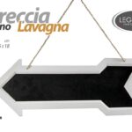 FRECCIA LAVAGNA DA PARETE MURO AVVISI FRECCE INFORMAZIONI LEGNO 53*1.5*18CM