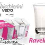 Set 6 bicchierini chupito liquore grappa amaro cicchetto drink shot vetro 60 ml