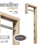 APPENDINO ROVERE APPENDIABITI IN LEGNO PARETE MURO 25*6*70 DOU